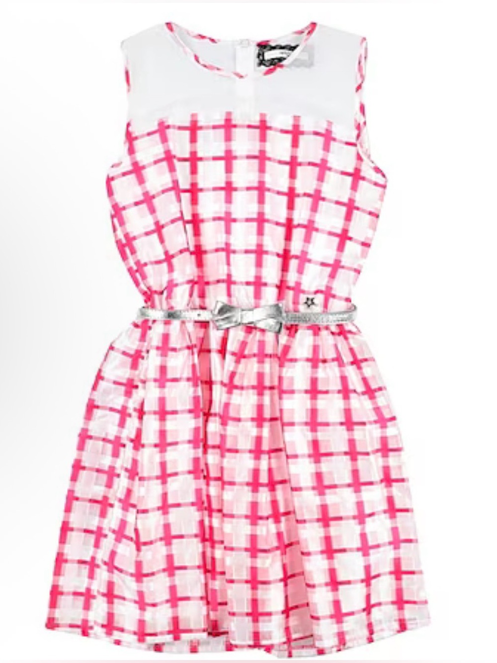 Relish Girl Sleeveless checked  Dress NWOT Size 14